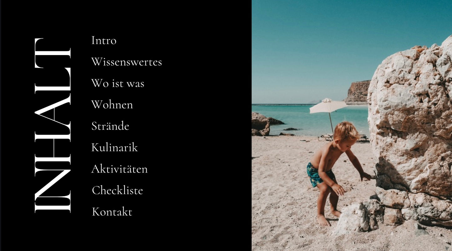 Kreta mit Kind Travel Guide digital x heycrete