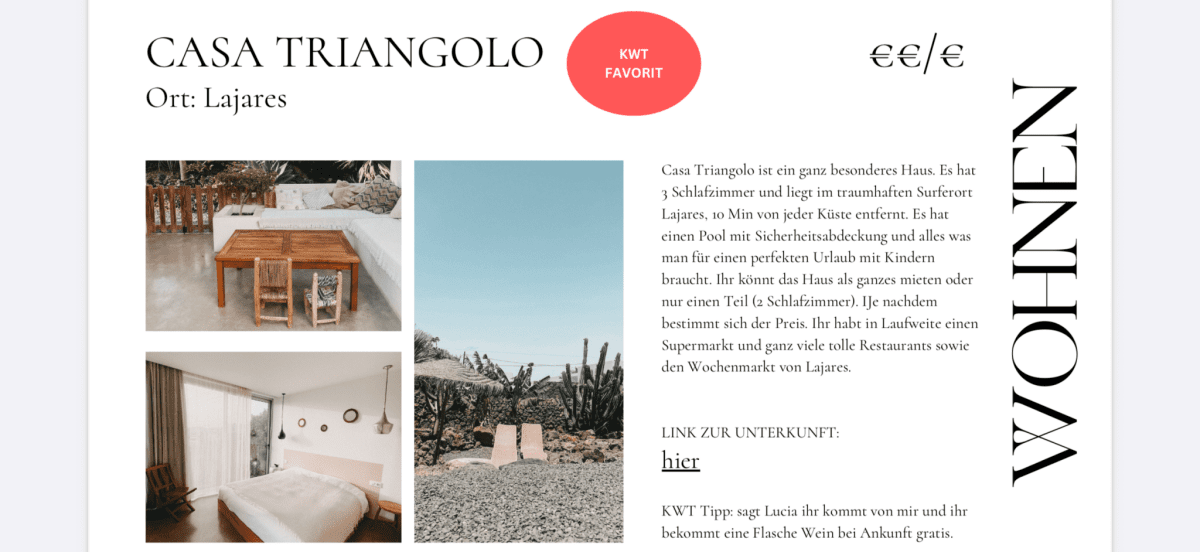 Fuerteventura mit Kind Travel Guide digital – stilvolle, familienfreundliche Reise mit Kindern