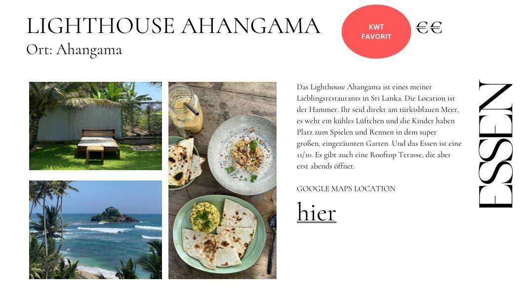 Sri Lanka Südküste mit Kind Travel Guide digital – stilvolle, familienfreundliche Reise mit Kindern